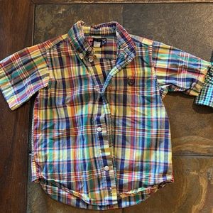 Chaps Short Sleeve Button down